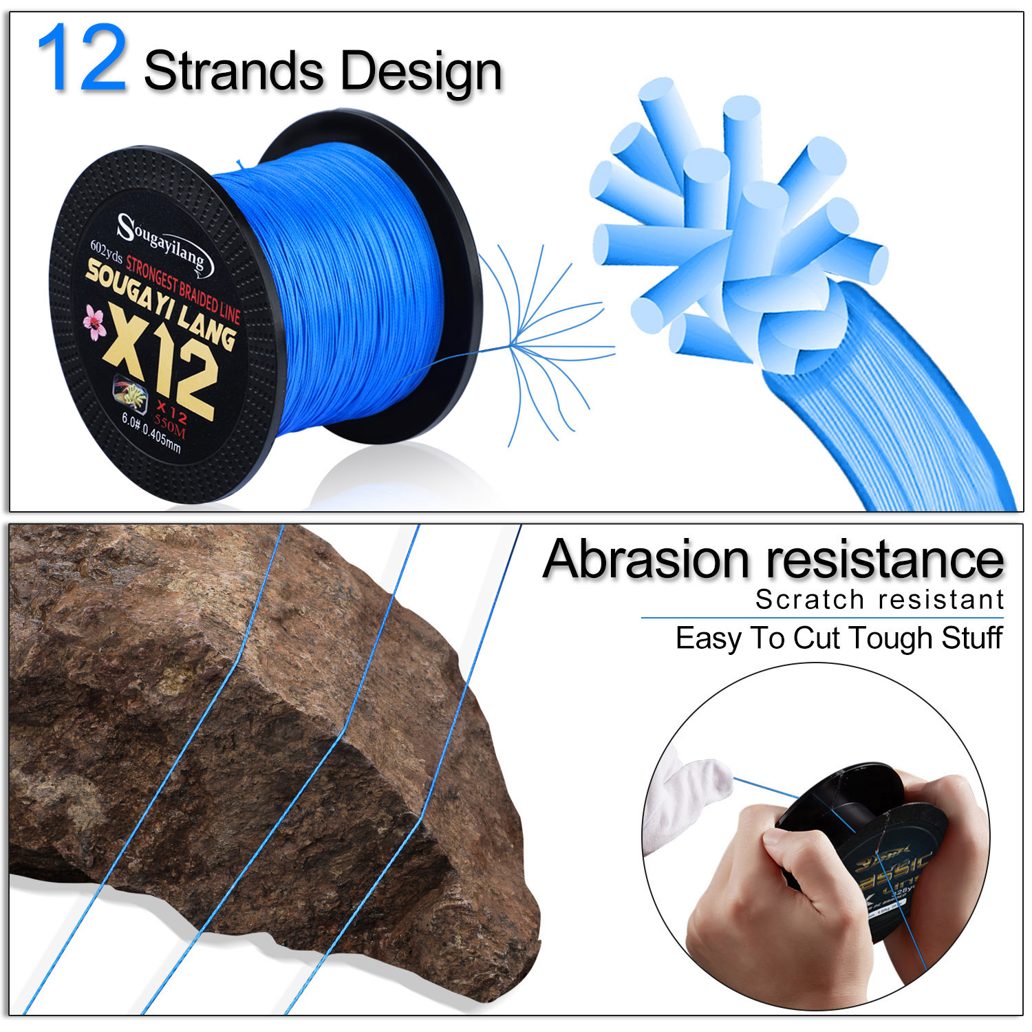 Sougayilang X12 150M 350M 550M - Fishing Equipment Bundle recensione e prezzo