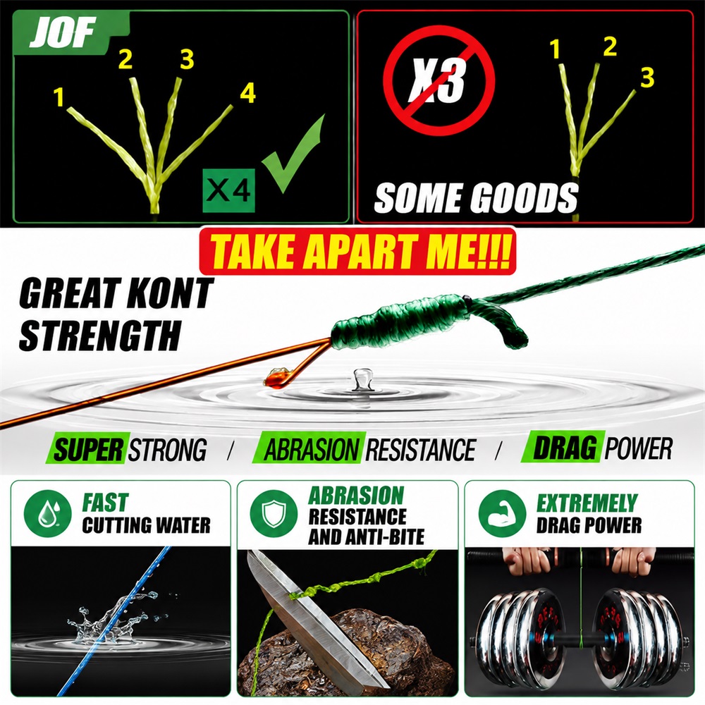 JOF Lenza da Pesca Intrecciata - Fishing Equipment Bundle recensione e prezzo