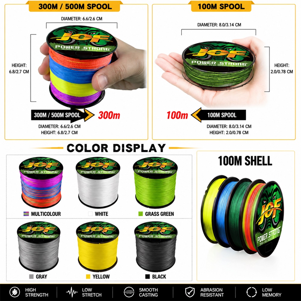 JOF Lenza da Pesca Intrecciata - Fishing Equipment Bundle recensione e prezzo