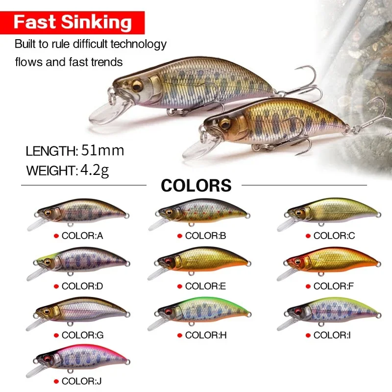 1 pz Giappone Design 51mm 4.2g - Fishing Equipment Japan recensione e prezzo