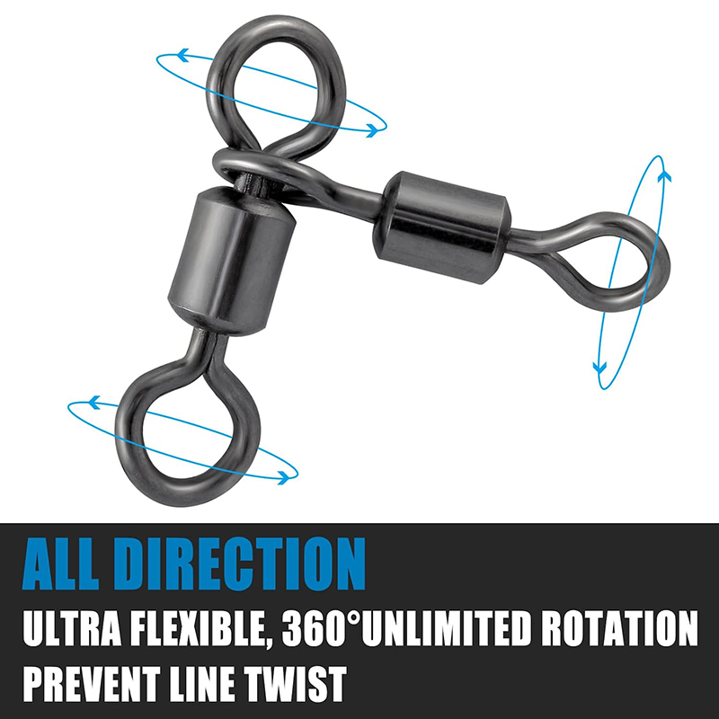 PRO BEROS 50 Pz Girelle a 3 Vi - Saltwater Fishing Hook recensione e prezzo