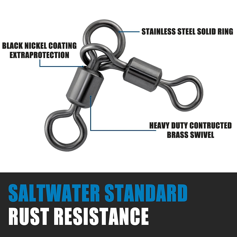 PRO BEROS 50 Pz Girelle a 3 Vi - Saltwater Fishing Hook recensione e prezzo