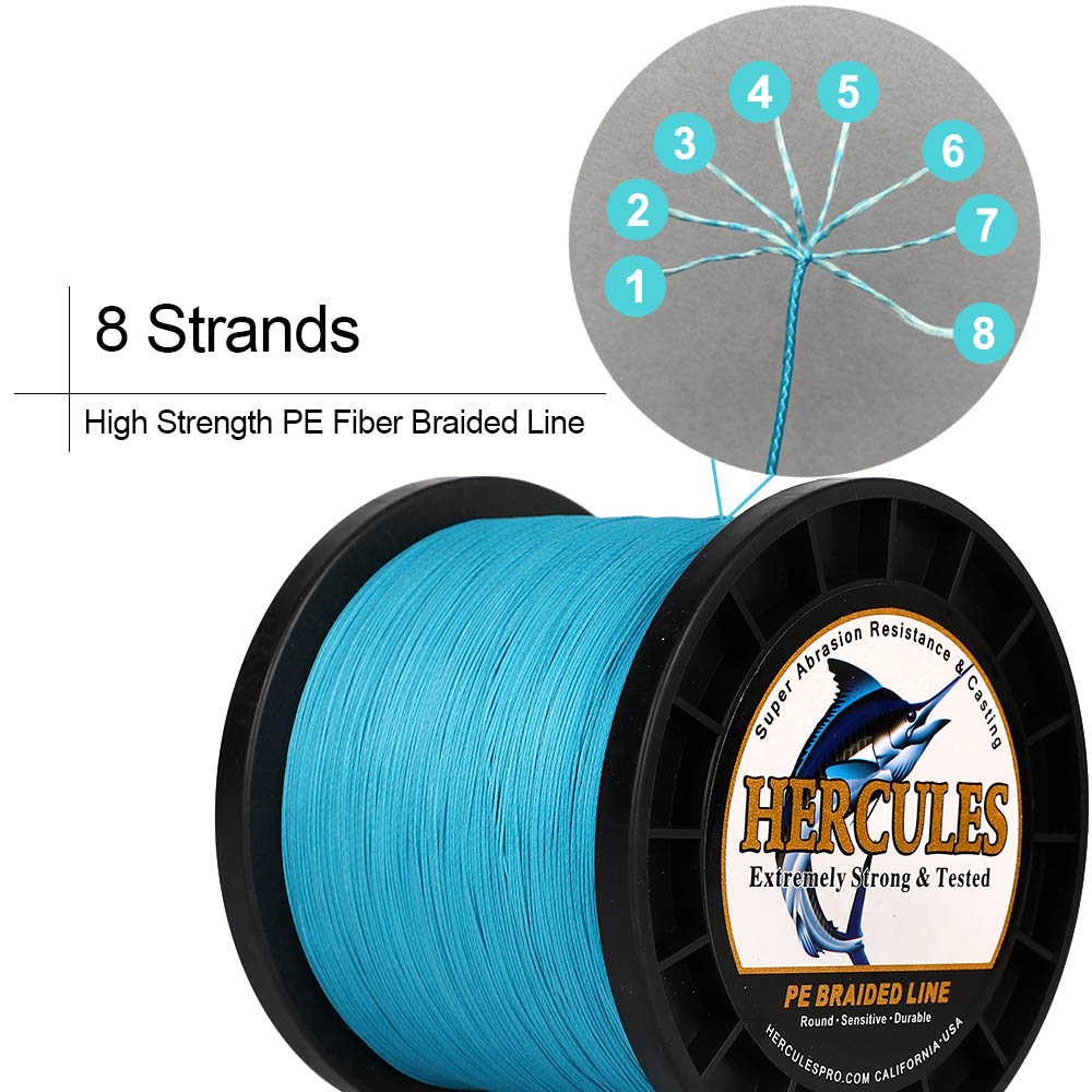 Hercules 8 fili intrecciati 10 - Fishing Equipment Bundle recensione e prezzo
