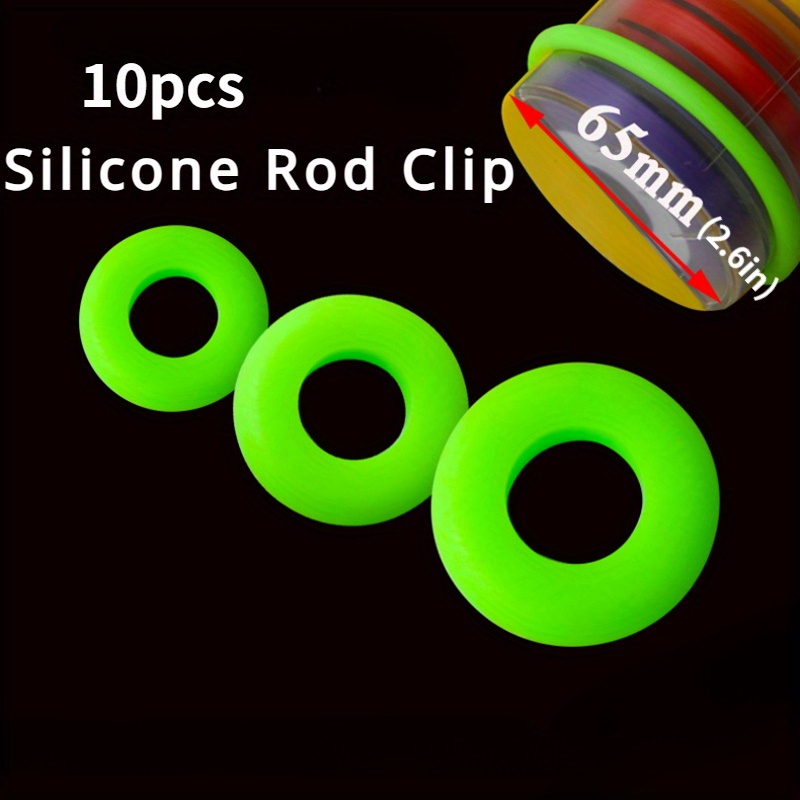 10 pezzi clip per asta in sili - Fishing Equipment Clearance recensione e prezzo