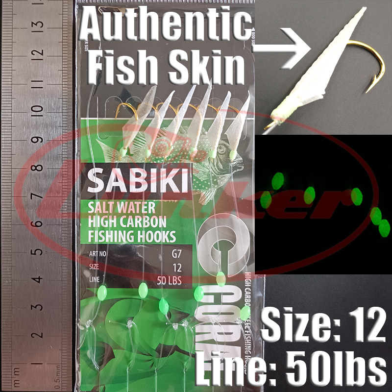 Lunker sabiki rig ganci lumino - Saltwater Fishing Hook recensione e prezzo
